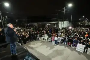 Osvaldo Jaldo inauguró obras de infraestructura en el Barrio 25 de Mayo en Alderetes