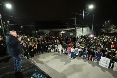 Osvaldo Jaldo inauguró obras de infraestructura en el Barrio 25 de Mayo en Alderetes