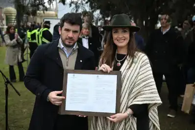 Victoria Villarruel se mostró con el titular de la UCR y volvió a marcar diferencias con Milei