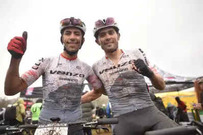 Macías y Contreras rompieron un récord histórico en el Trasmontaña de mountain bike