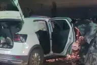 Un árbitro de fútbol murió en un brutal choque frontal en Mendoza