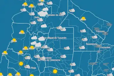 Semana de lluvias y cambios de temperatura: así estará el pronóstico para las capitales del NOA