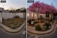 Canelada y Cobos presentaron Plazas de Bolsillo, un proyecto para recuperar baldíos y tener más espacios verdes