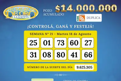 Los Números de Oro de LA GACETA