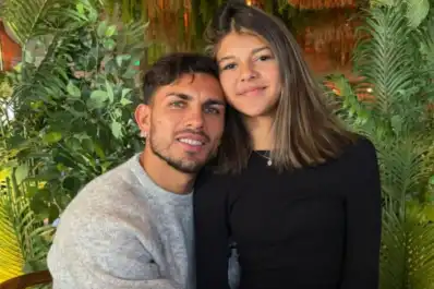 Leandro Paredes publicó una foto de su hija y un particular detalle revolucionó las redes