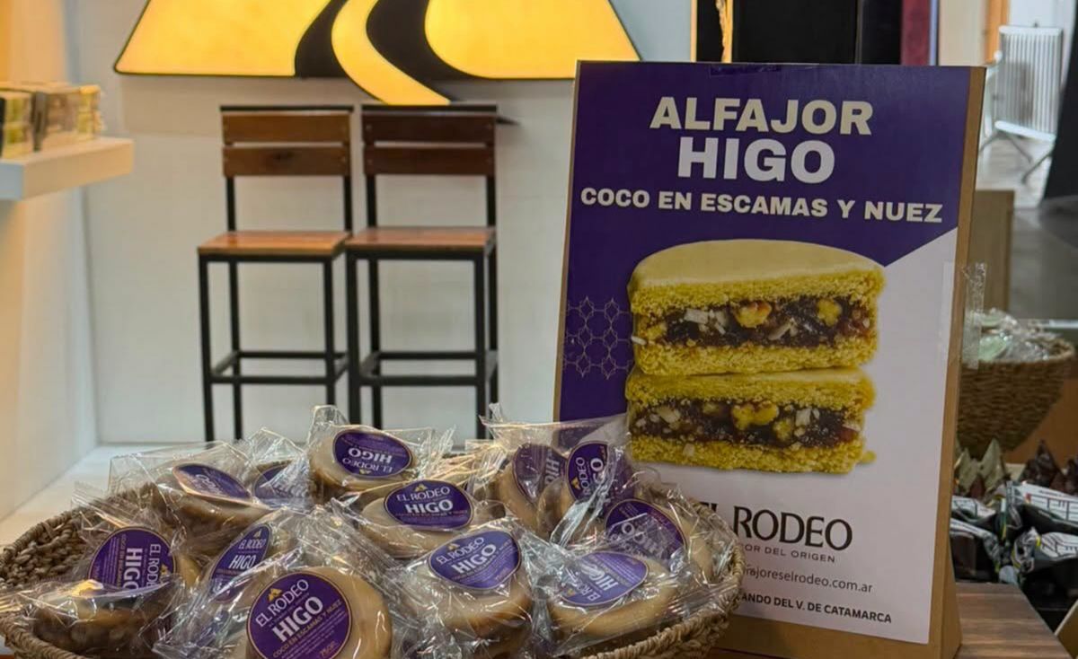 El alfajor de higo de El Rodeo en el BA Bienal de Buenos Aires. 