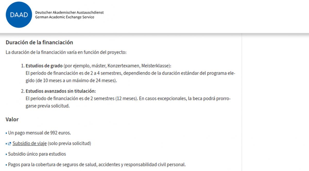 FORMACIÓN. La beca del DAAD está destinada a músicos que quieran continuar estudios en instituciones alemanas.