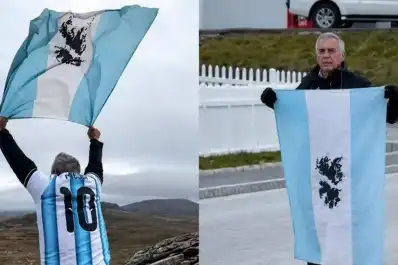 Después de 44 años volvió a Malvinas: la promesa que un veterano cumplió frente a la tumba de su compañero