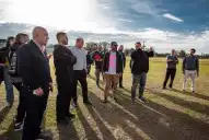 Los Fundamentalistas del Aire Acondicionado recorrieron el hipódromo para ultimar detalles de su último recital del año