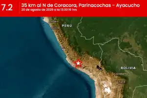 Terremoto de magnitud 7,2 sacudió Perú