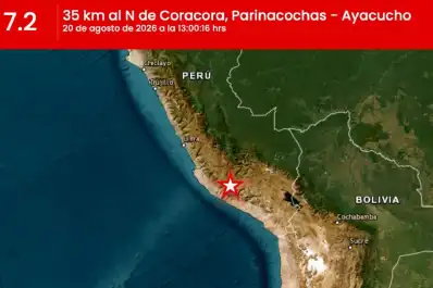 Terremoto de magnitud 7,2 sacudió Perú