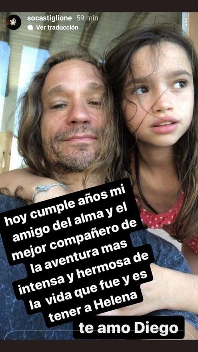 El posteo que Sofía Gala le dedicó a Diego Tuñón, el papá de su hija Helena