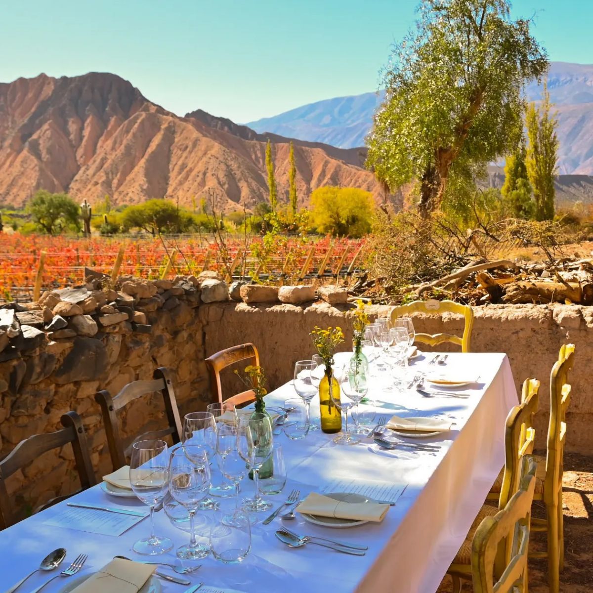 UN LUGAR SOÑADO. La bodega se hizo entre las montañas de la Quebrada de Humahuaca. 