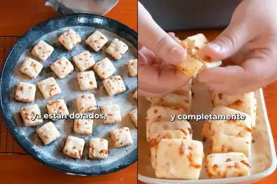 Bizcochitos de queso sin gluten con solo cuatro ingredientes y 15 minutos de horno