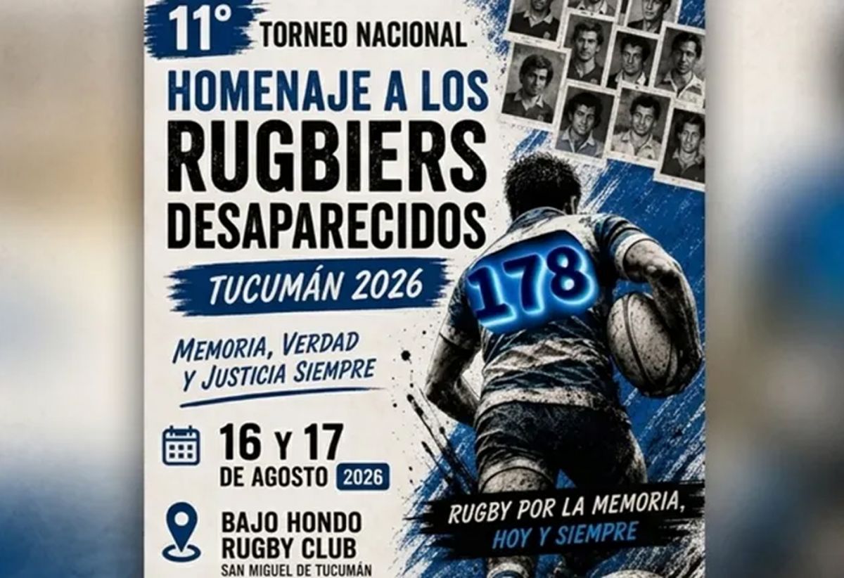 Polémica por el torneo de rugbiers desaparecidos: Bajo Hondo negó que los clubes tucumanos se hayan bajado por el homenaje