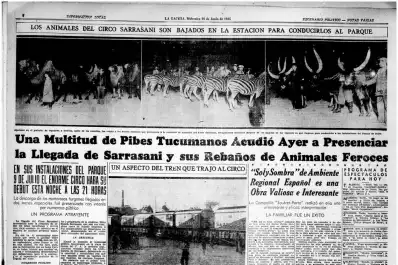 Recuerdos fotográficos: 1935. El circo Sarrasani en Tucumán
