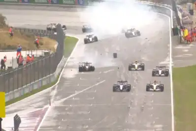 Fórmula 1 EN VIVO: Bandera roja por el accidente de Verstappen en la primera vuelta; Colapinto subió posiciones
