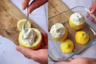 El postre que no desperdicia nada: helado cremoso y casero de limón sin azúcar