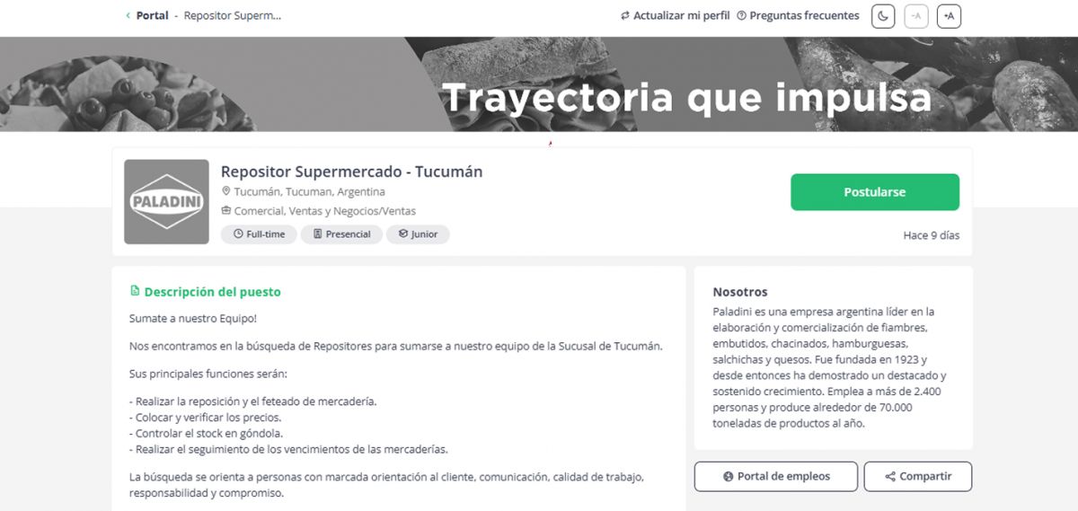 POSTULACIÓN. La búsqueda está publicada en LinkedIn y también pueden postularse desde la web.