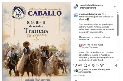 La Fiesta del Caballo de Trancas ya tiene fecha y aprovechará un fin de semana largo