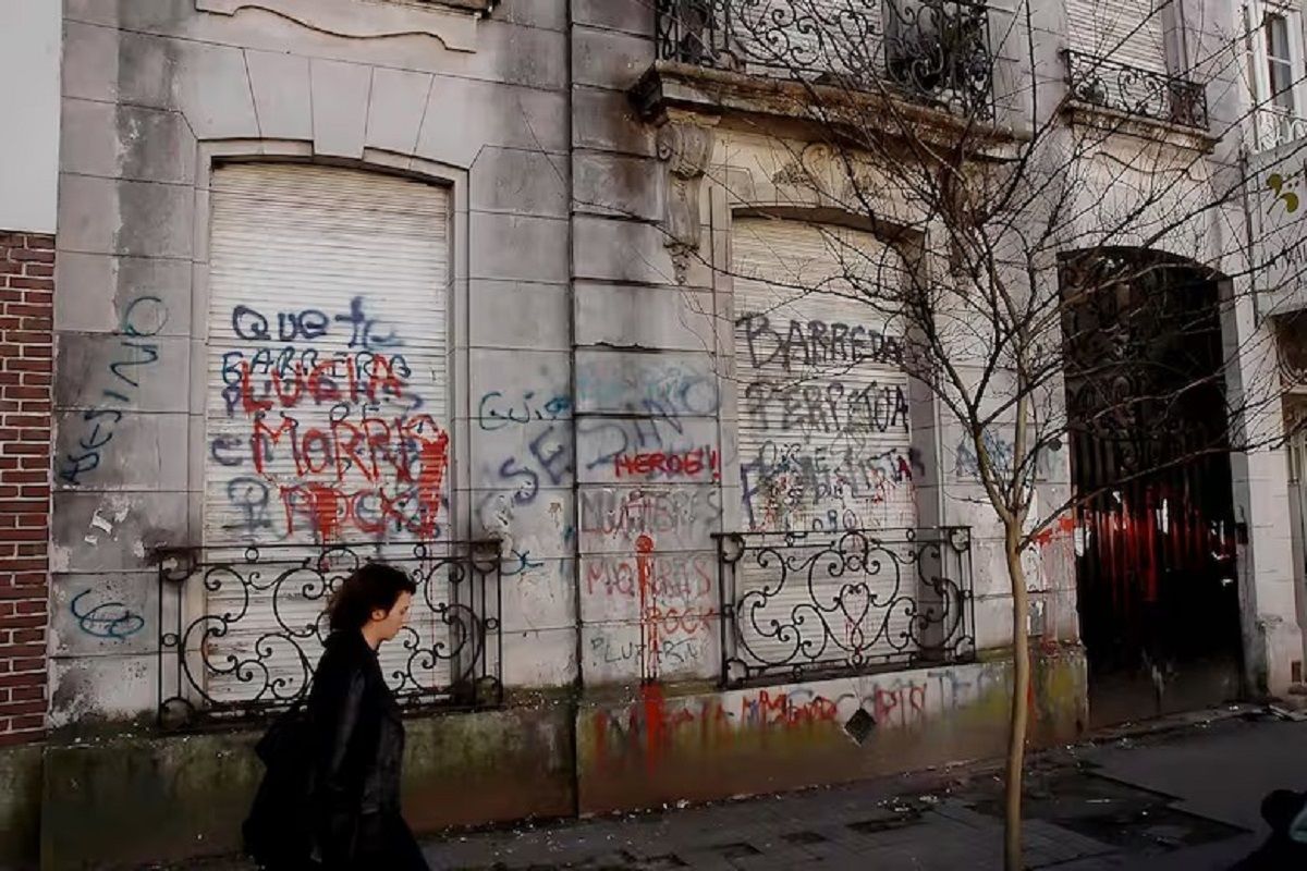 EL LUGAR. El lugar donde se registró el cuádruple femicidio.