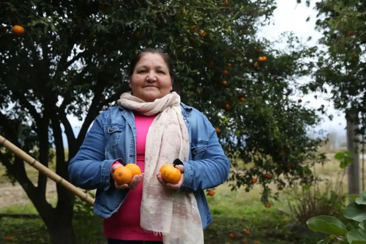 PROSPERIDAD. Antonia Gutiérrez sueña con que en un futuro Puesto Viejo tenga un espacio donde los vecinos puedan realizar actividades deportivas.