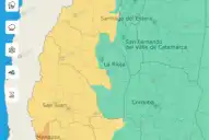 Rige la alerta amarilla por viento zonda: cuáles son las provincias afectadas
