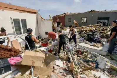 Un tornado arrasó un pueblo de Francia en dos minutos