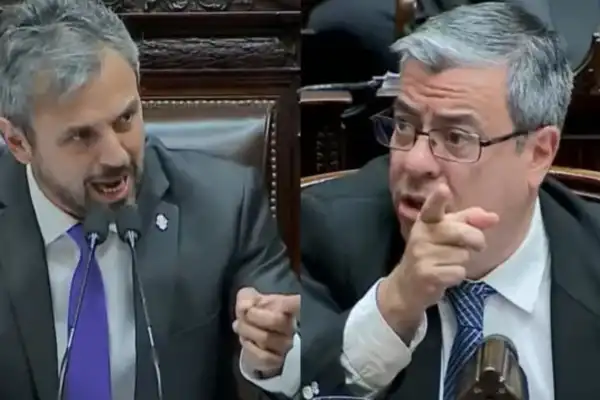 Fuerte cruce entre Martín Menem y Germán Martínez tras la votación de la reforma del BCRA