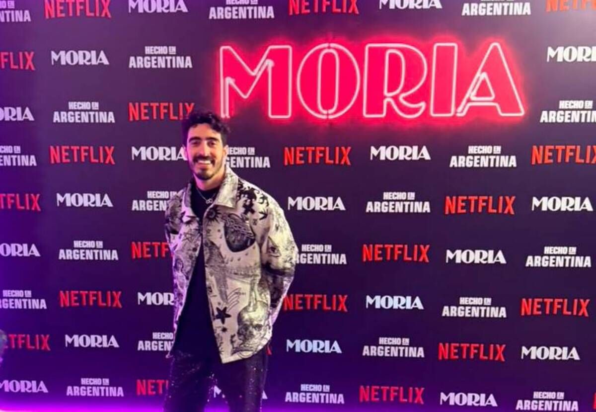AVANT PREMIERE. Germán posa en el estreno de la serie.