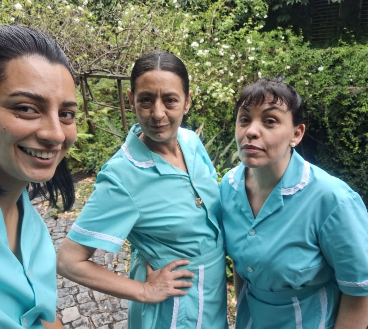 MUCAMAS. Ale, Frida y Susana, las tres empleadas de Moria.