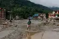 Nepal quedó irreconocible: las impactantes imágenes satelitales del antes y después de la riada