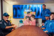 “¡Sí, por favore!”: el video de Colapinto y Briatore que confirmó la dupla de Alpine