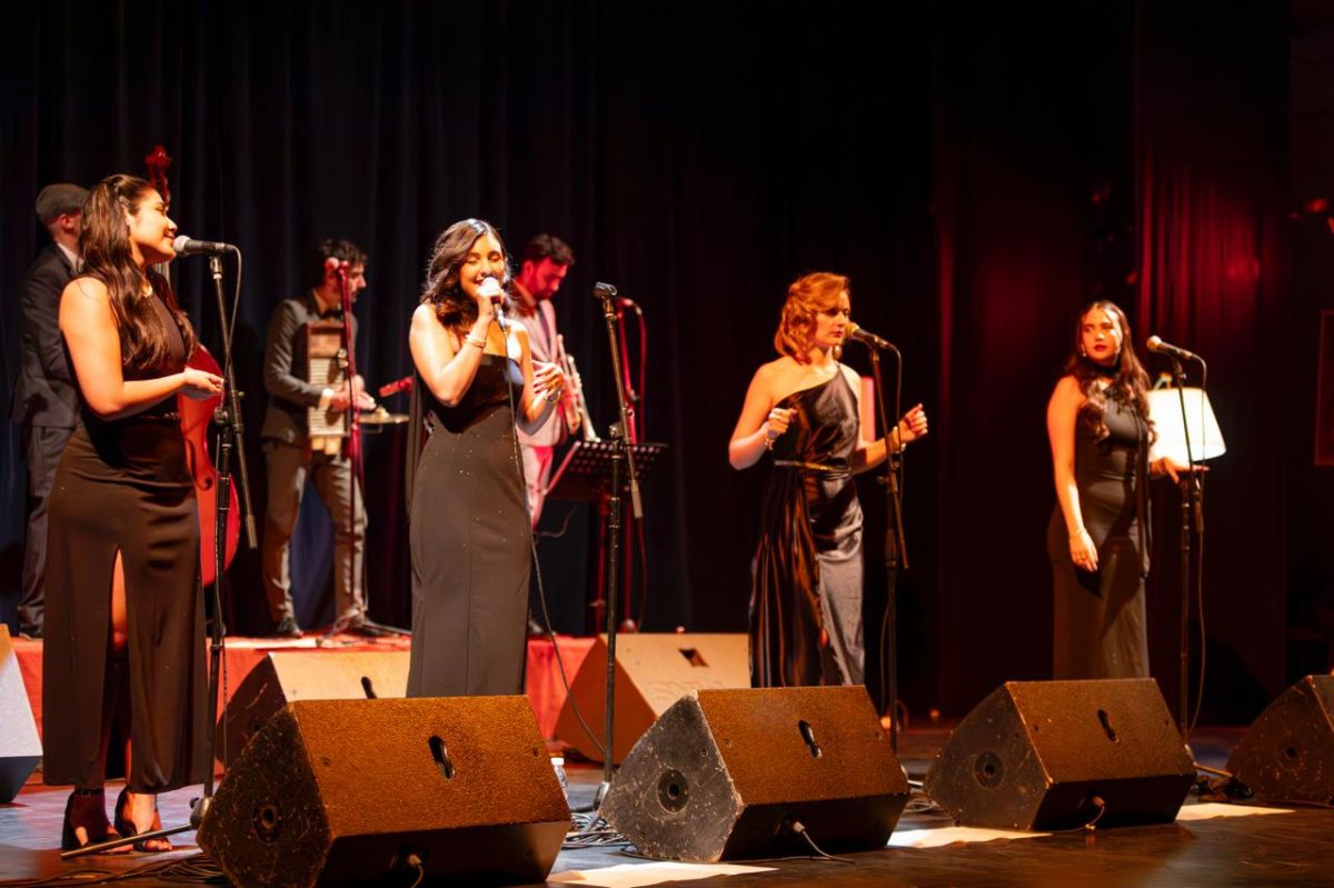 EN ESCENA. The Tramps durante su presentación en el Teatro San Martín en 2025. 