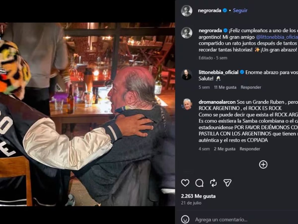 El último posteo de Rubén Rada antes de morir