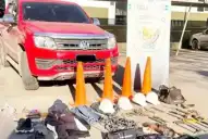 Un policía custodiaba el millonario robo de cables en Barrio Sur: cayeron tras simular una obra pública