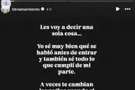 Brian Sarmiento abandonó la casa de Gran Hermano tras la expulsión de Danelik: Es una injusticia