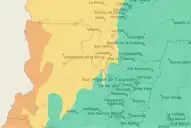 Alerta meteorológica amarilla y naranja en el NOA por vientos de hasta 120 kilómetros por hora