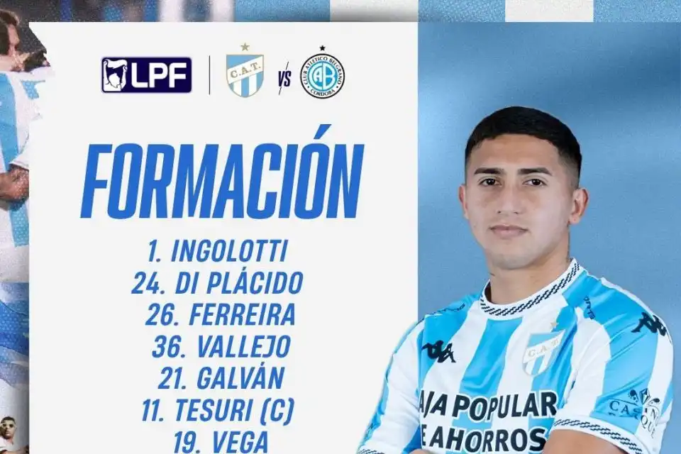 Los once titulares del equipo local