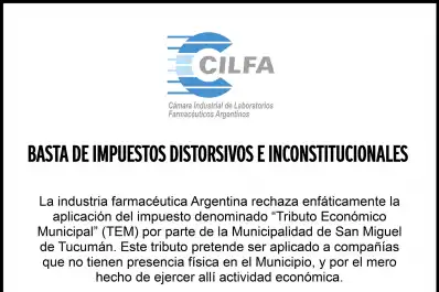 Solicitada: Basta de impuestos distorsivos e inconstitucionales