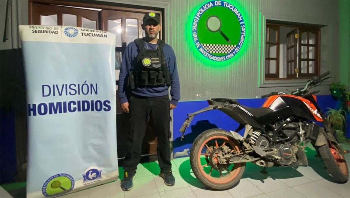 UNA PRUEBA. Los acusados del crimen habrían utilizado una moto que habrían robado la semana pasada.