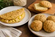Dos recetas saladas con avena para una merienda rica y saludable