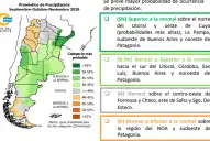 Pronóstico de primavera 2026: qué provincias tendrán más lluvias y temperaturas superiores a lo normal