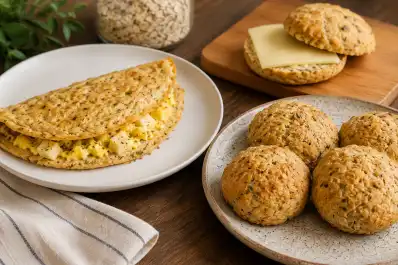 Dos recetas saladas con avena para una merienda rica y saludable