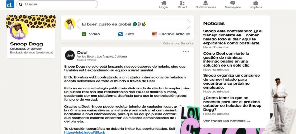 EN LÍNEA. Así luce el aviso de convocatoria para la postulación.