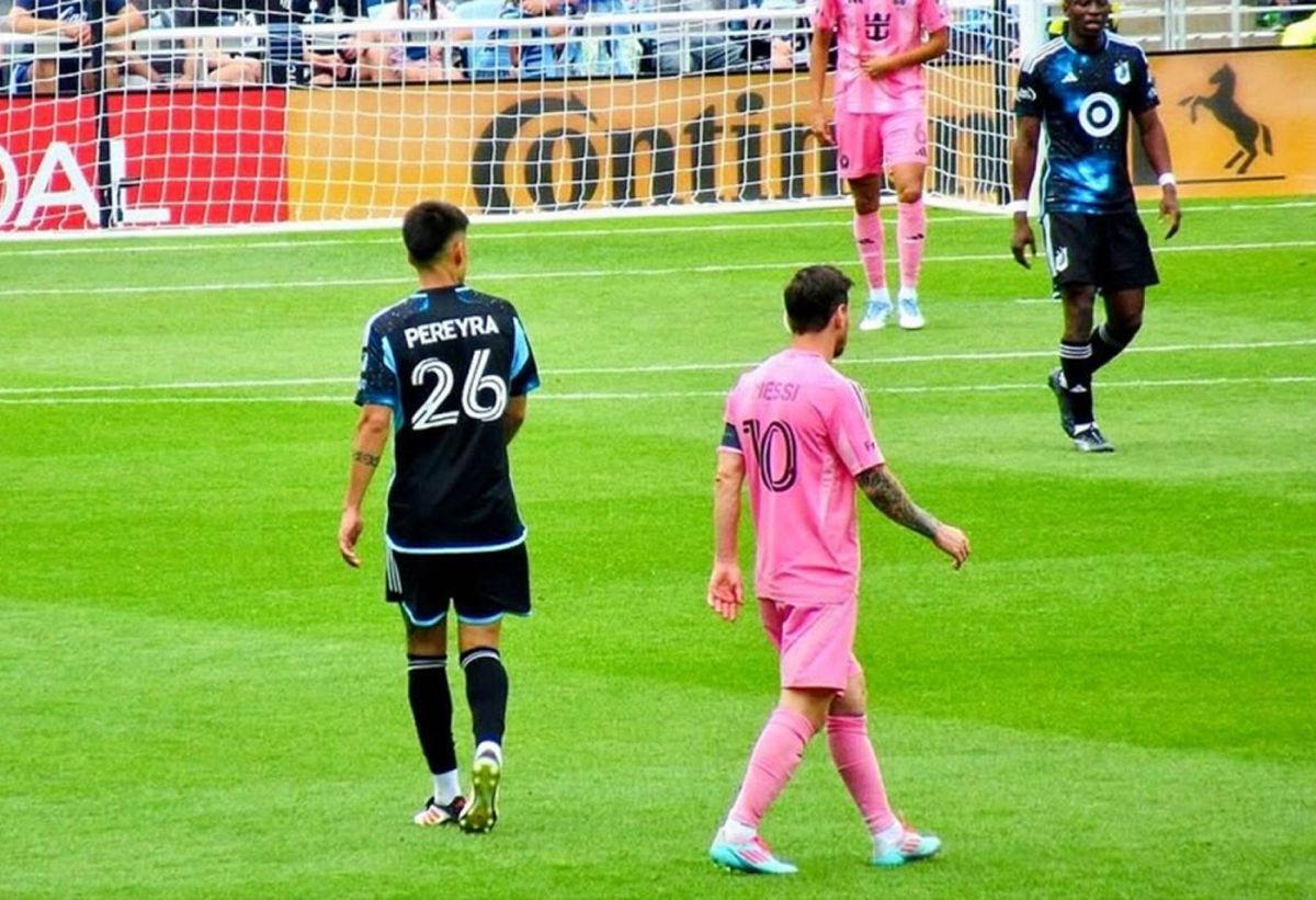 Pereyra se enfrentó a Messi en Estados Unidos.