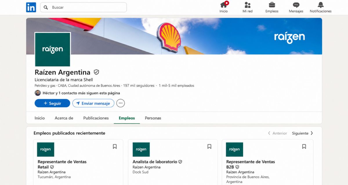 POSTULACIÓN. La búsqueda está publicada en LinkedIn y permite iniciar la solicitud directamente desde la plataforma.