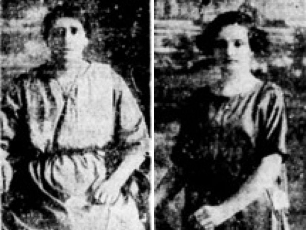 LAS VÍCTIMAS. María Bono y su hija Alba Castaldo fueron asesinadas en el sangriento hecho registrado en diciembre de 1932.