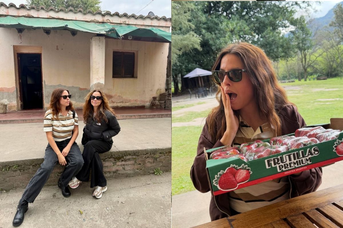 Rosario y Julieta Ortega volvieron a Lules y visitaron la casa donde creció Palito Ortega: