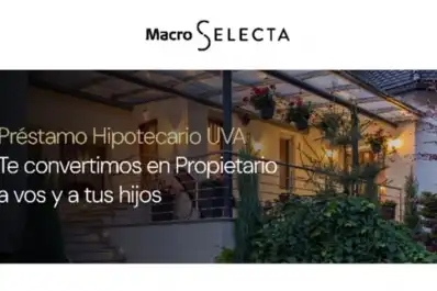 Banco Macro mejora las tasas de préstamos hipotecarios a 20 años